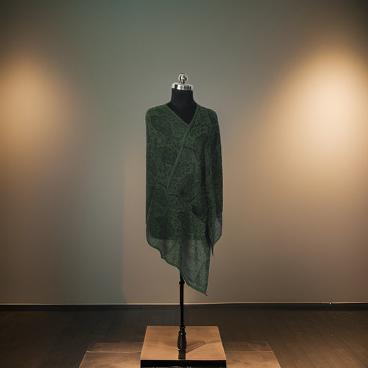 REVERSIBLE PAISEY SELF DESIGN STOLE