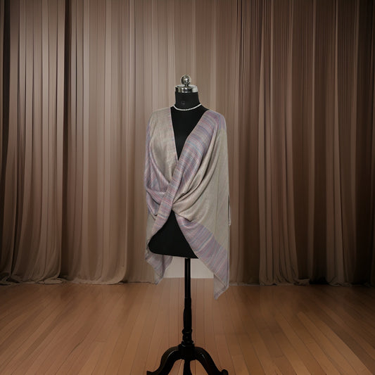 REVERSIBLE STRIPED DESIGN STOLE