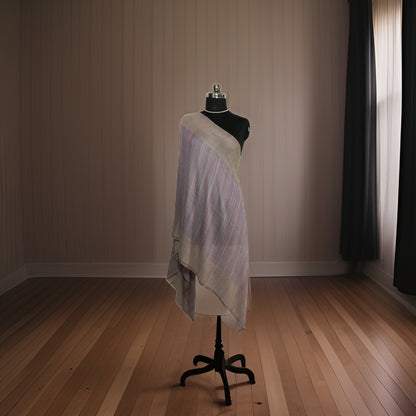 REVERSIBLE STRIPED DESIGN STOLE