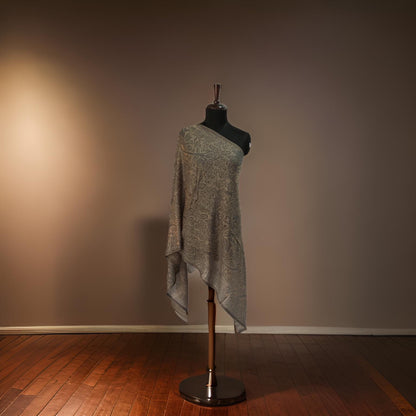 ZARI FLORAL SELF DESIGN